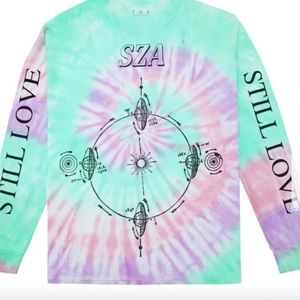 SZA Official Merch - Long Sleeve Tie Dye Shirt